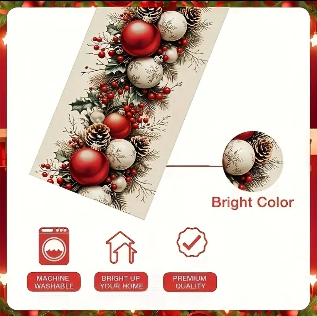 Camino de Mesa Navideño - Imagen 3